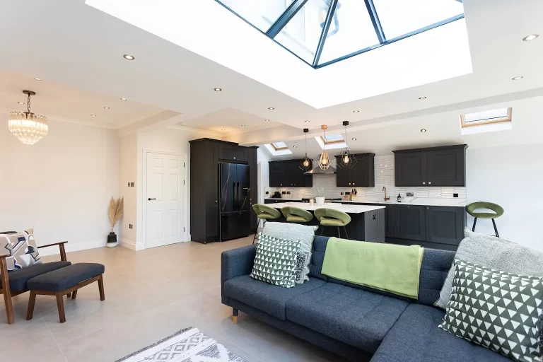 Ground Floor Extension with Kitchen and Living Room