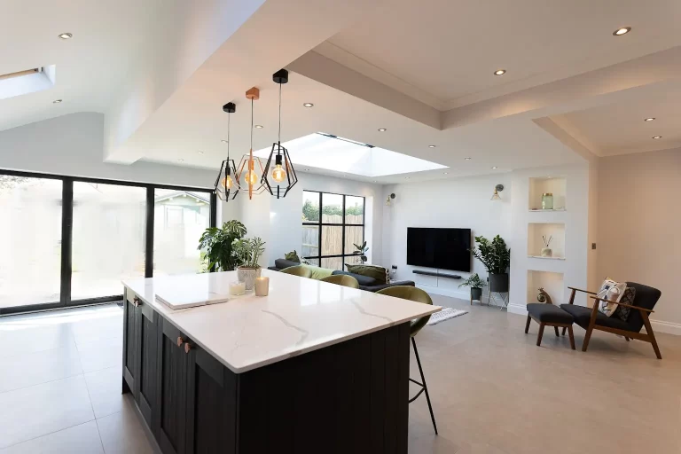 Home Extension with Living Room