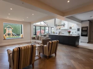 Open Plan Kitchen and Living Room