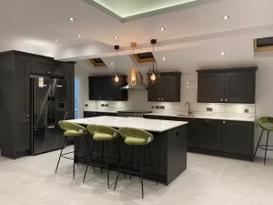 Black and White Kitchen