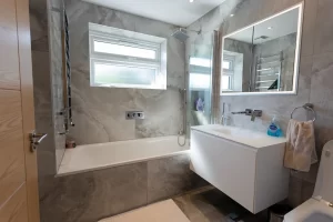 Grey Marble Bathroom