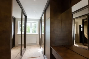 Brown Walk-in Wardrobe