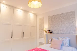 Home Extension Project in Pinner London Childrens Bedroom Cupboards